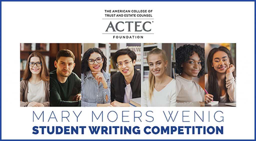 Mary Moers Wenig Student Writing Competition CTA